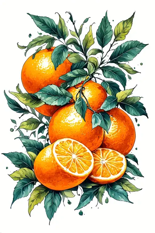 Oranges Nature Inspired