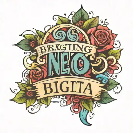 Lettering Brigita
