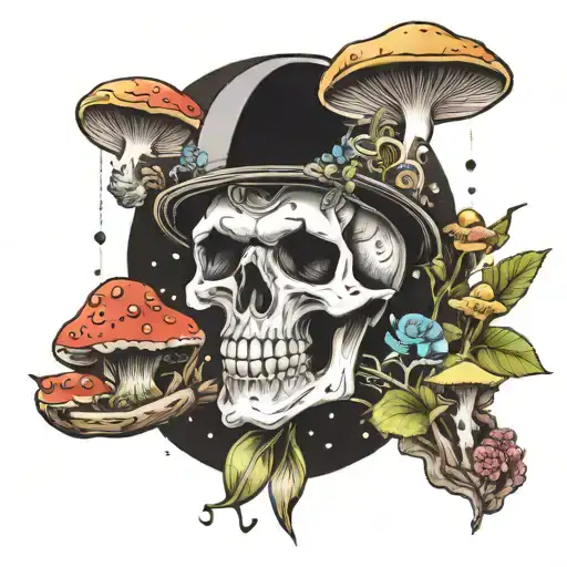 Shrooms Space Skulls And Transformation