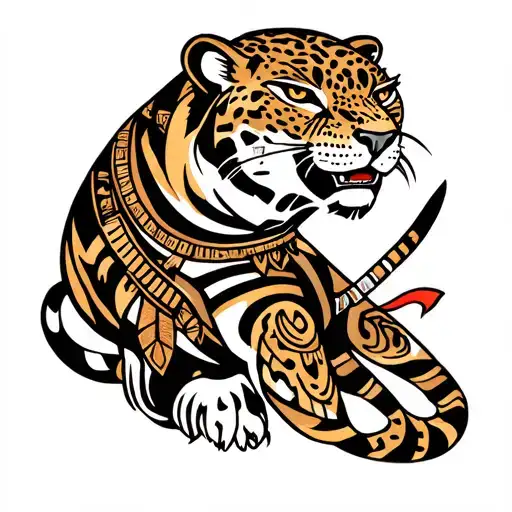 Aztec Warrior Jaguar