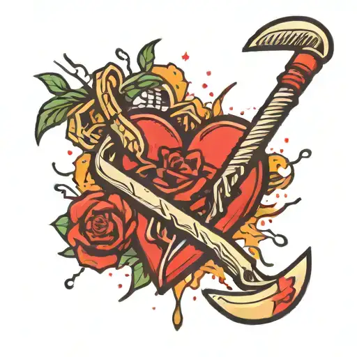Broken Heart And Hockey Stick
