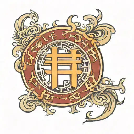 Chinese Letter Honor God