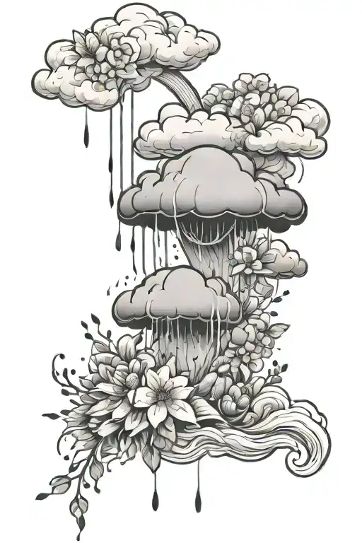 Cloud Where Rains Flowers