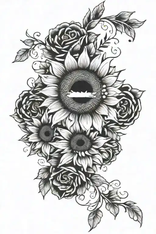 You Are My Sunshine With Flowers Of Birth Months Surrounding It