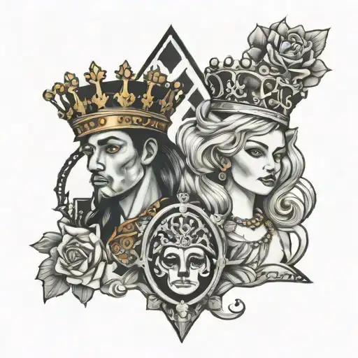 Card King And Queen