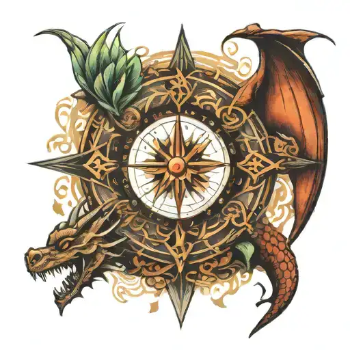 Dragon Compass For Sale