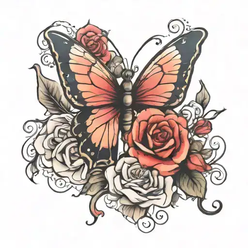 Fairy Rose Butterfly
