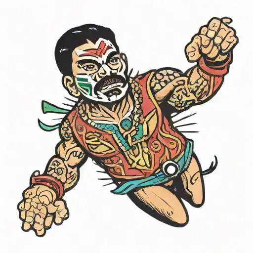 A Wrestling Mexican Bean