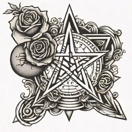 Fine Line Tattoo With 5 Lines Of A Music Pentagram And A Silent Note