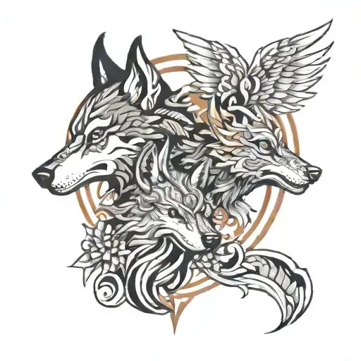 Wolf And Phenix