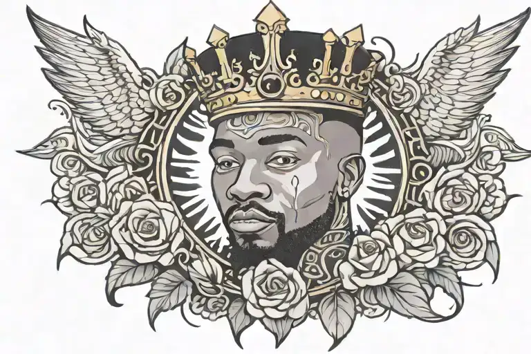 Trevis Dwayne With Crown Surrounded