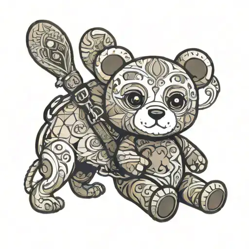 Thiago With Teddy Bear