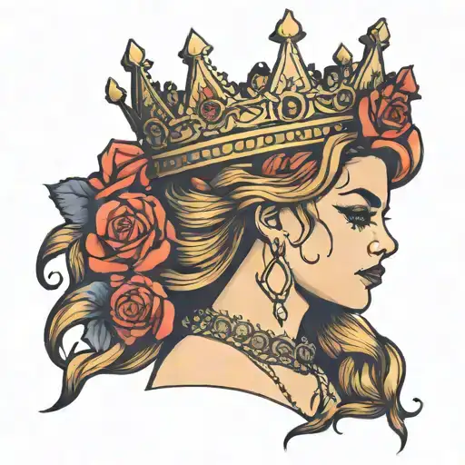 Jordan With A Crown I'm The Queen Crown