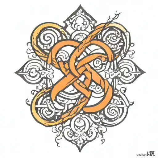 Broken Infinity Symbol Made