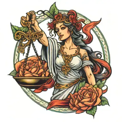 Adult Virgo Lady Justice