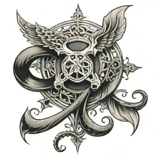 The Symbol Of Infinte And The Symbol Of Prohibited Into The Same Image