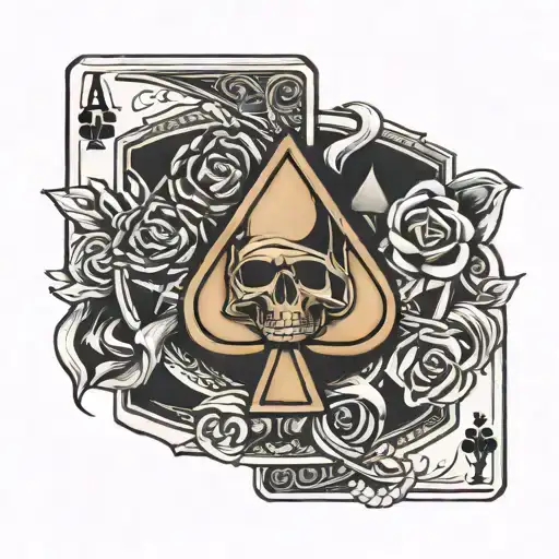 Anarchy And Ace Of Spades Card