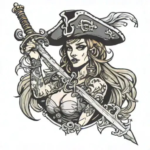 Maraudar Pirate Girl With Sword