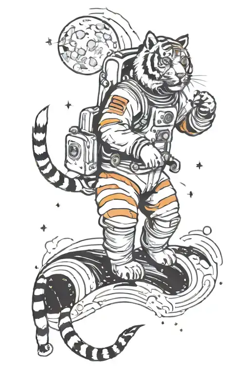 Tiger Astronaught