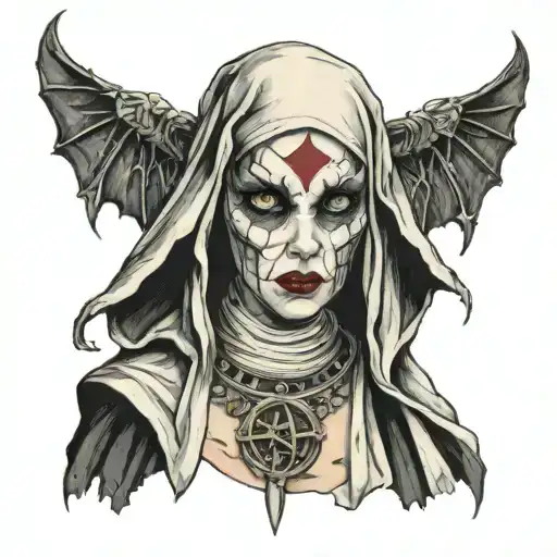 Nun With Demon Eyes