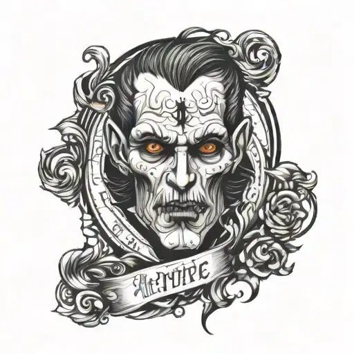 A Gothic Victorian Vampire Containing The Letters