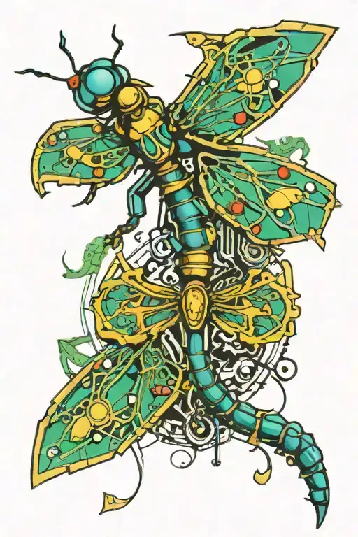 Circuit Board Dragonfly