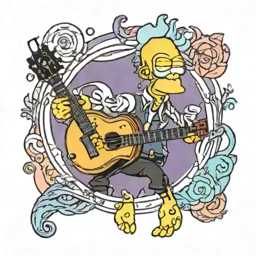Psychedelic Bard Simpson