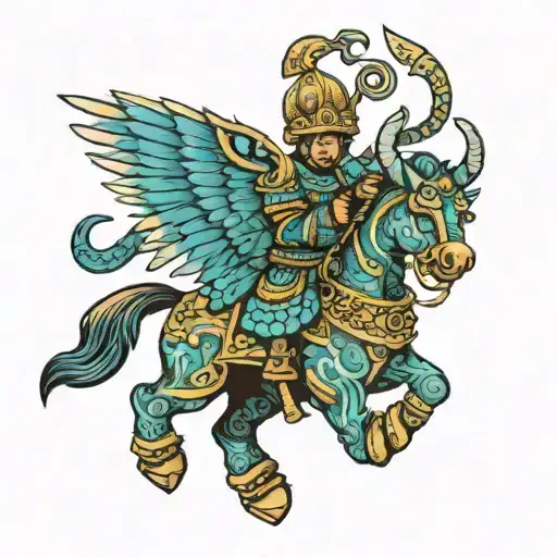 Kazakhstan Ornament Warrior