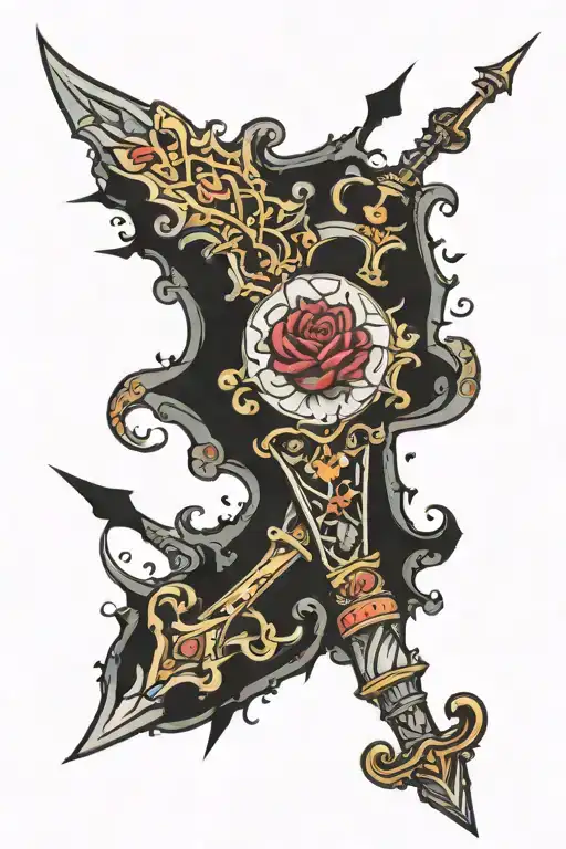 A Dagger Or Longer Item Designed To Cover Up A Small Key