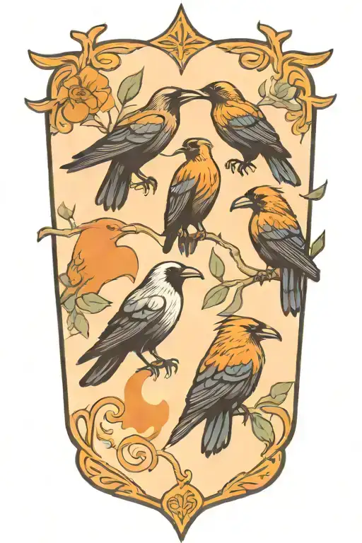 Nordic Signs And Ravens