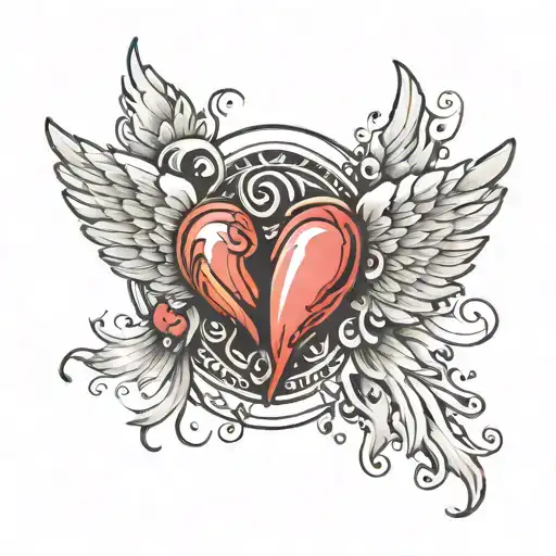 Semicolon Angel Wings