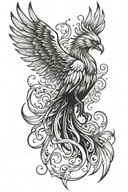 Pheonix Black And White