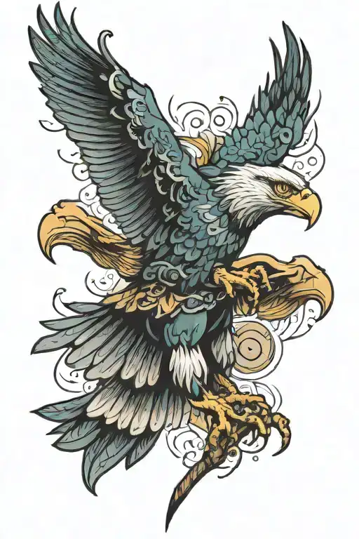 Eagle With Censored Eyes