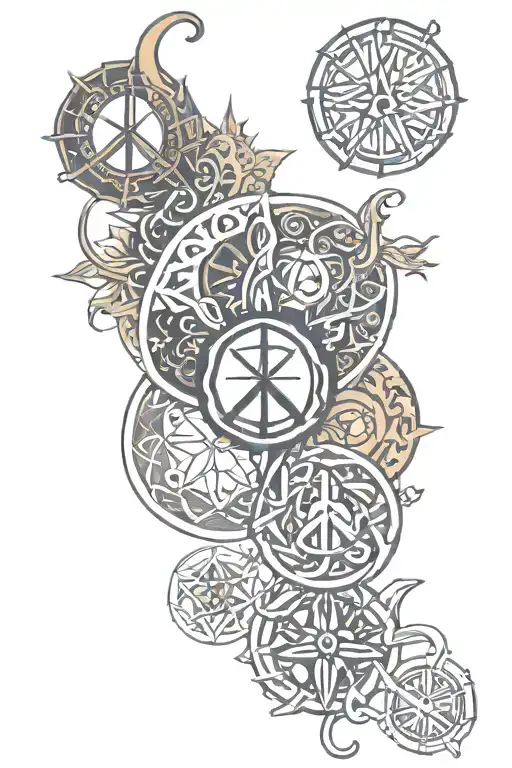 Karma Symbol Family Symbol Interwine Peace Symbol Always Symbol