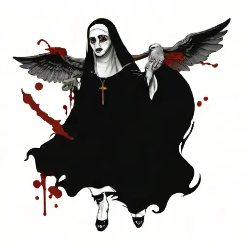 Nun With Bloody Eyes