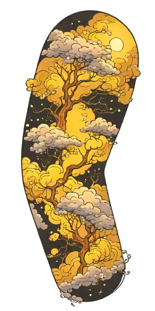 Storm Clouds Forming Lightning And Baby's Breath