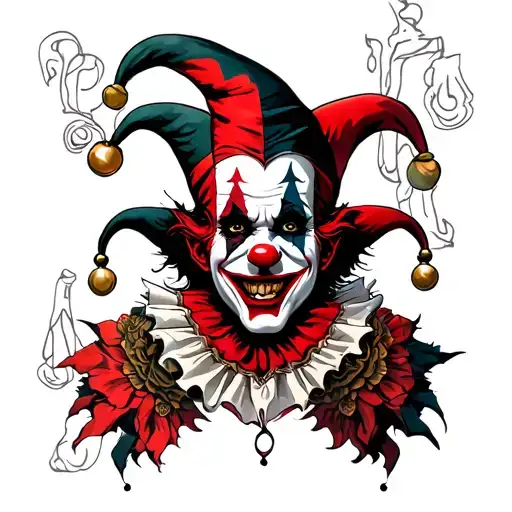 Evil Jester Or Clown