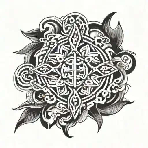 God Symbol Bracelet Tattoo Culture Weaving Elements Like