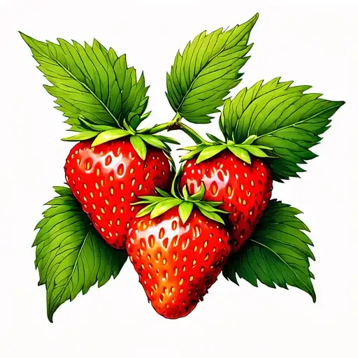 Strawberries Pin