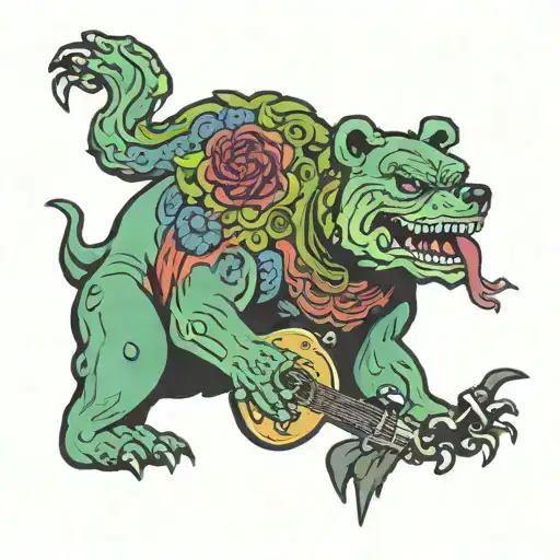 Grateful Dead Bear Frankenstien