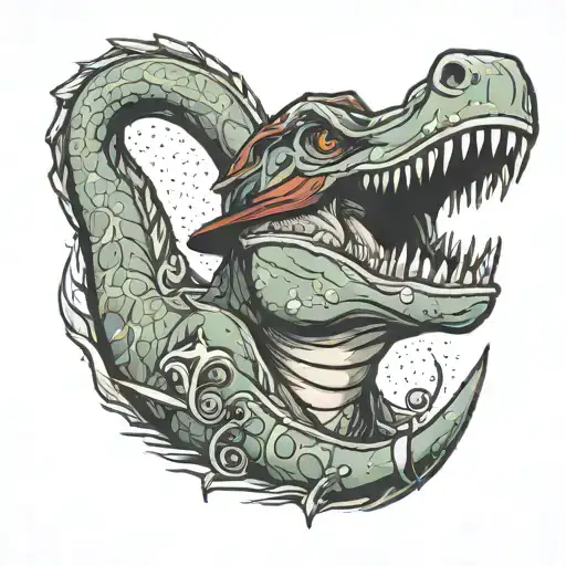 Boat Captain Dinosaur