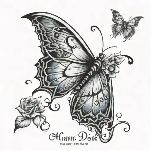 Moms Death Date With Butterfly