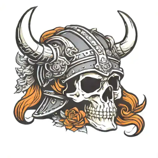 Skull Viking Helmet