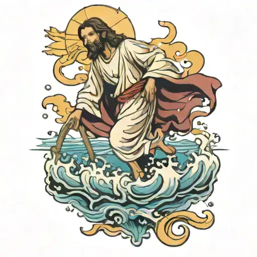 Jesus Walking On Water