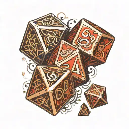 Dnd Tattoo Dice