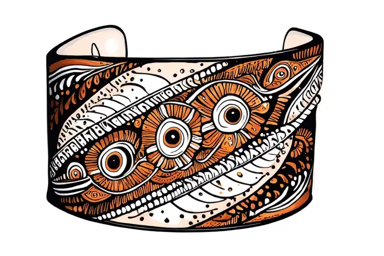 Australian Aboriginal Design Bracelet