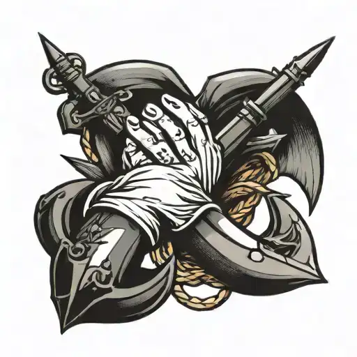 Anchor Praying Hands