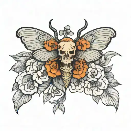 Skull Moth Flowers