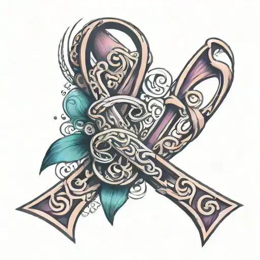 Genetic Cancer Awareness Ribbon