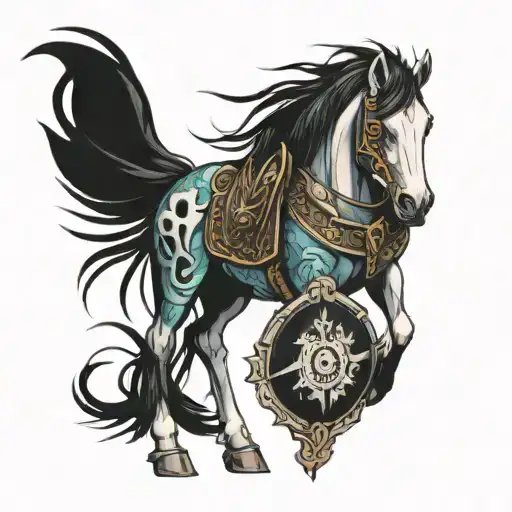 Undead Horse With Armor